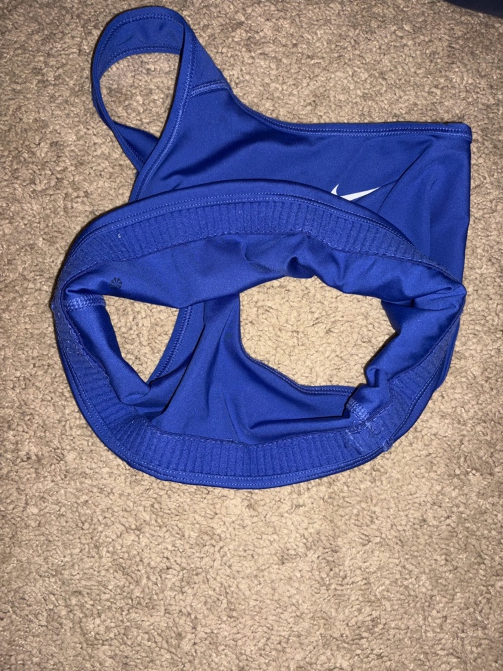 Nike Dri-FIT Swoosh Women's Medium-Support Sports Bra | Purple Indigo | Medium - Picture 7 of 7
